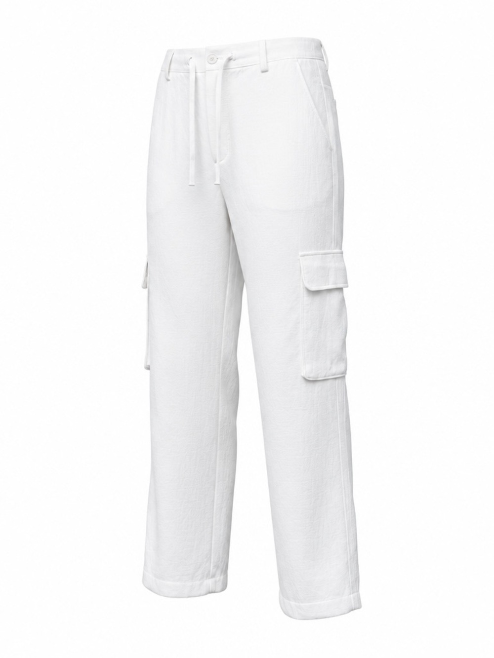 Sincerely Jules Cargo Drawstring ivory pants- NWT